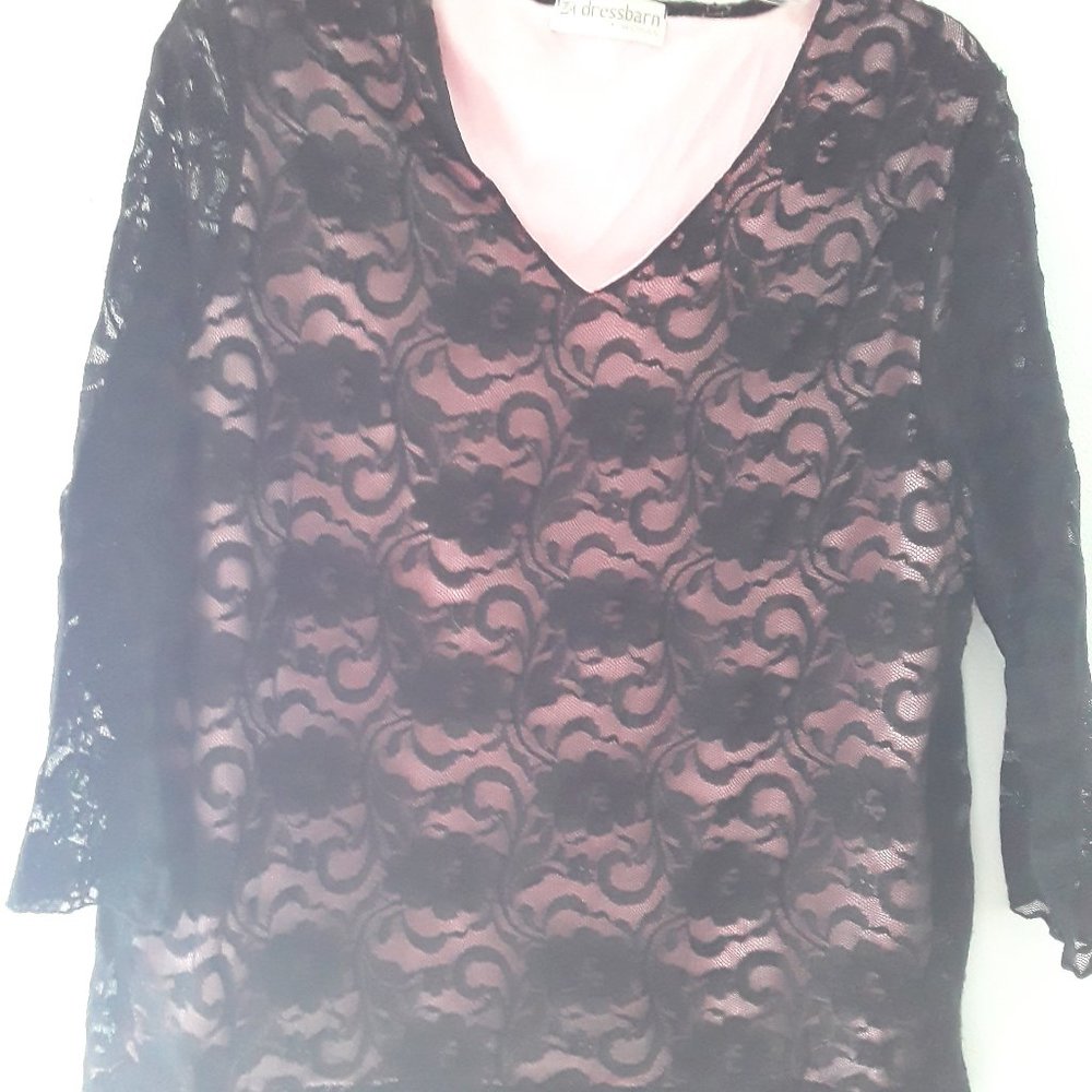 Pull over lace top